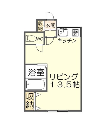 トロピカルハイツ桂岡の物件間取画像